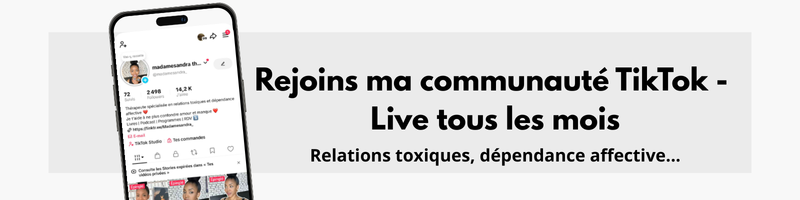 Tiktok Thérapeute diplômée française nantes dépendance affective